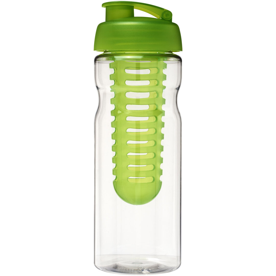 Base 650 ml Sportflasche mit Klappdeckel und Infusor - Tria