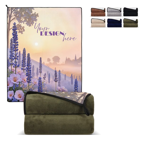 Vliesdecke 120×150 cm, 500 g/m² Korallenvlies, sublimationsdruckfähig. Gians