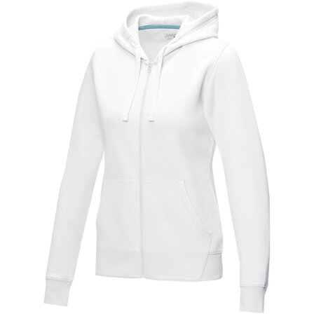 Hoodie mit durchgehendem Reissverschluss aus GOTS- und GRS-zertifiziertem Bio-Material für Damen - Lixena