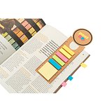 Büroset 3-in-1- aus 100 % Recyclingpapier mit runder Oberseite und schwarzem Aufdruck rundum Jöriccely