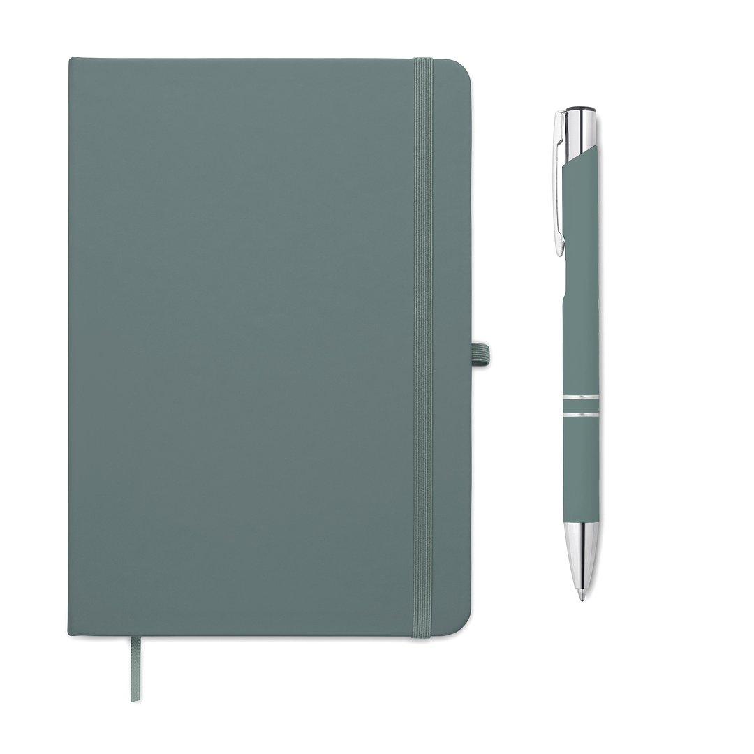 DIN A5 Notizbuch mit Kuli Mingli