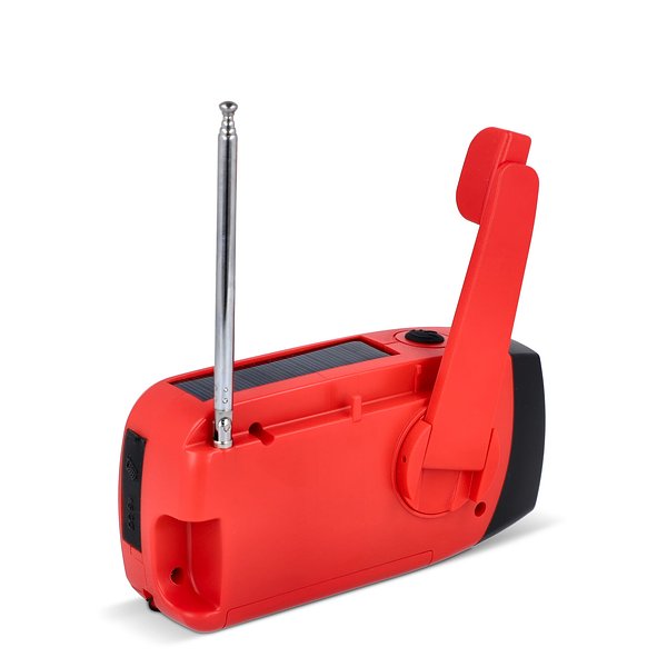 SafeSound Notfallradio mit Solar und Handaufzug Andrie