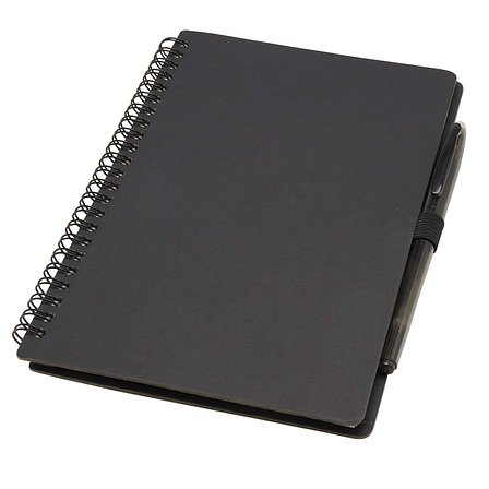 Wiederverwendbares Softcover Notizbuch und Stiftset (schwarze Mine) - Jonnan