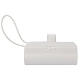 10 W 5000 mAh Typ C Powerbank aus recyceltem Kunststoff mit integriertem Klappständer und 2 in 1 Kabel - Jöritat