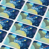 Vinyl Sticker Rechteck 100x30mm Sarler