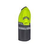 Zweifarbiges T-Shirt aus Piqué (150 g/m²), aus Baumwolle (55 %) und Polyester (45 %) Reivan