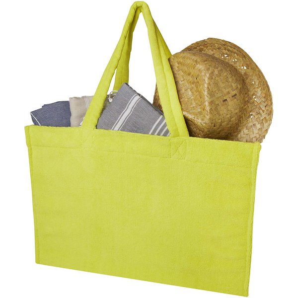 GRS-recycelte Strandtragetasche aus Frottee 13 L - Gianis