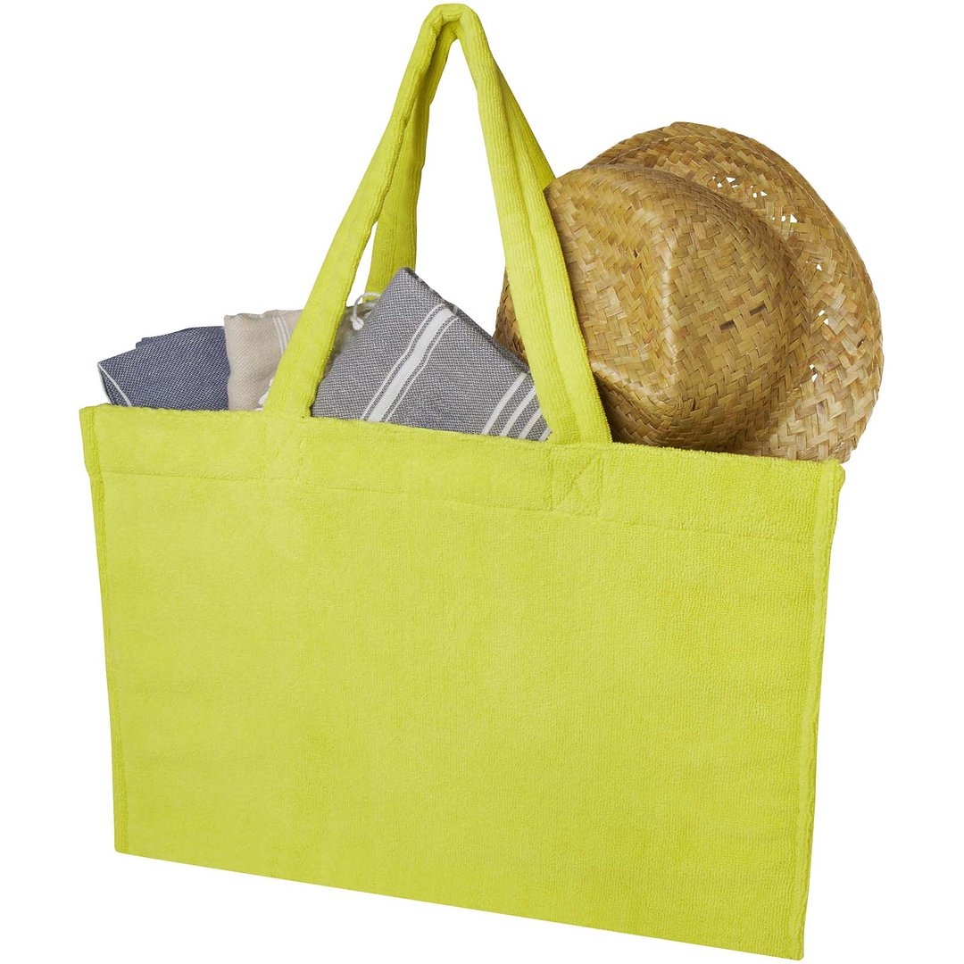 GRS-recycelte Strandtragetasche aus Frottee 13 L - Gianis