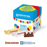 Würfelbox mit TOBLERONE Minis