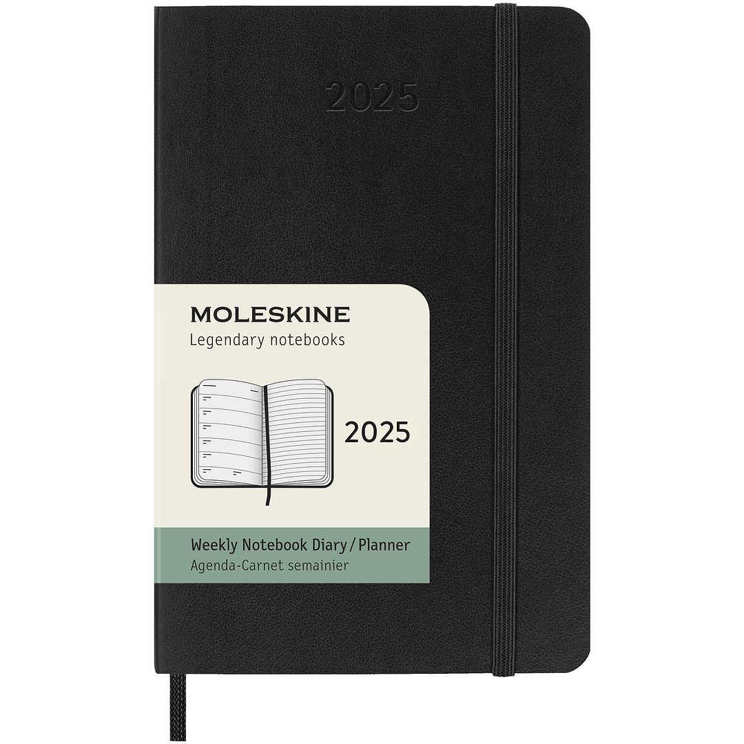 Softcover 12 Monate Wochenkalender, Pocket-Format - Lorilgiel