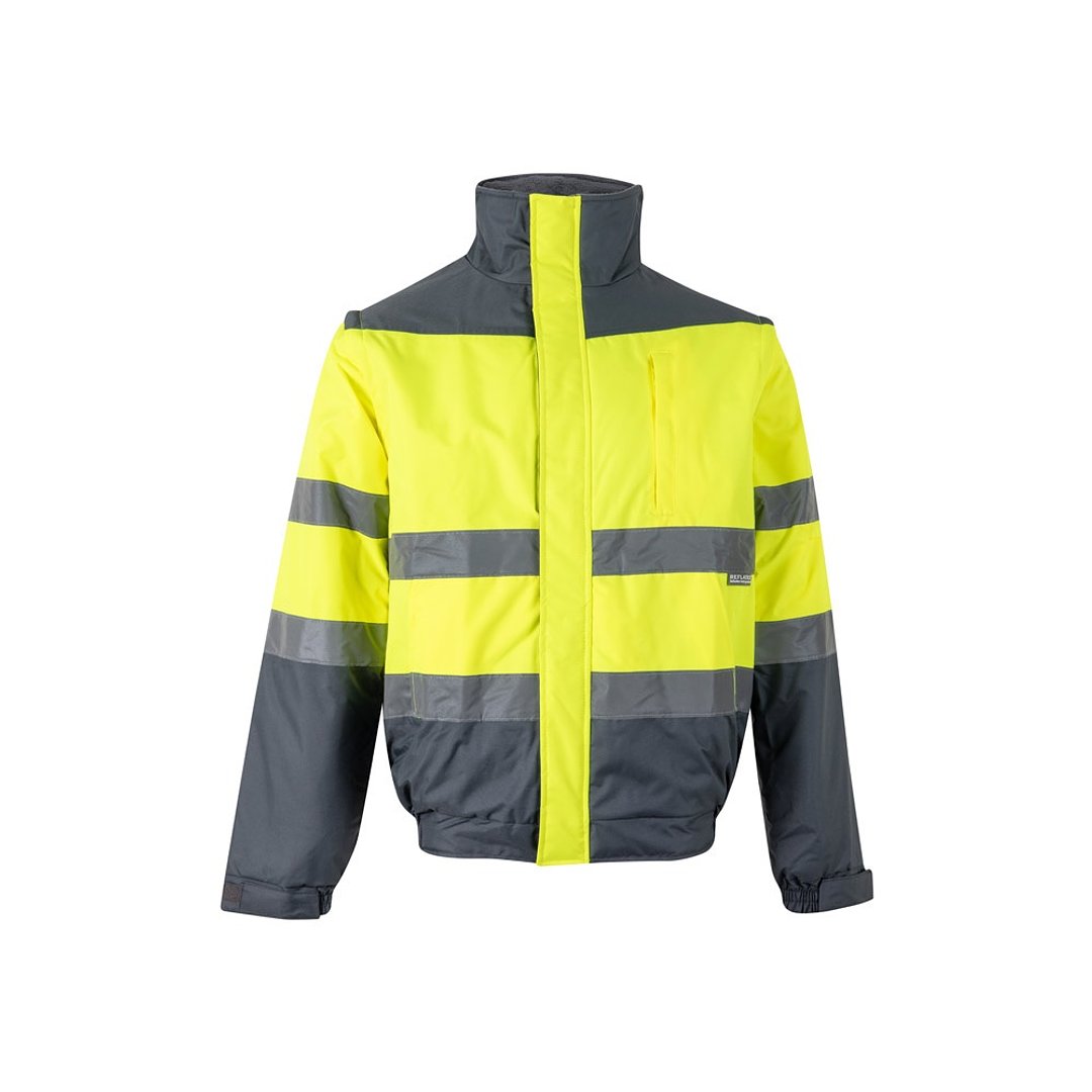 Zweifarbige Steppjacke (180g/m²) aus Polyester (100%) mit PU-Beschichtung Trik