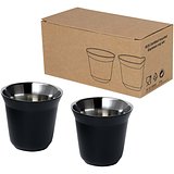 80 ml RCS-zertifiziertes Espressotassen Set aus Edelstahl - Walina