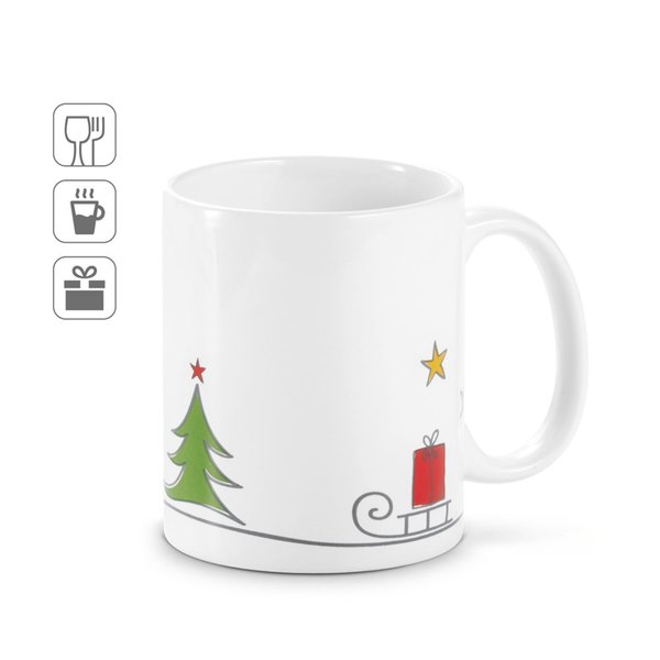 Weihnachtliche Tasse Dorena