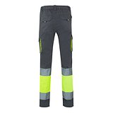 Zweifarbige Stretch-Hose mit mehreren Taschen (240 g/m²), aus Baumwolle (46 %), EME (38 %) und Polyester (16 %) Trineli