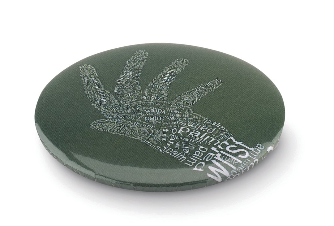 Badge mit Make-up Spiegel Giandy