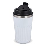 Recycelter Edelstahl-Thermobecher für Kaffee zum Mitnehmen, 400 ml Natianng