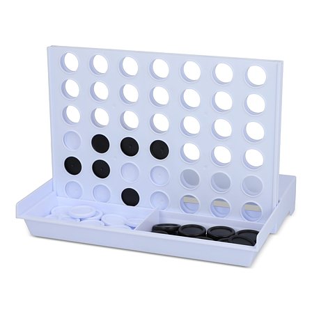 4-Gewinnt Spiel aus recycelten Materialien Trudin