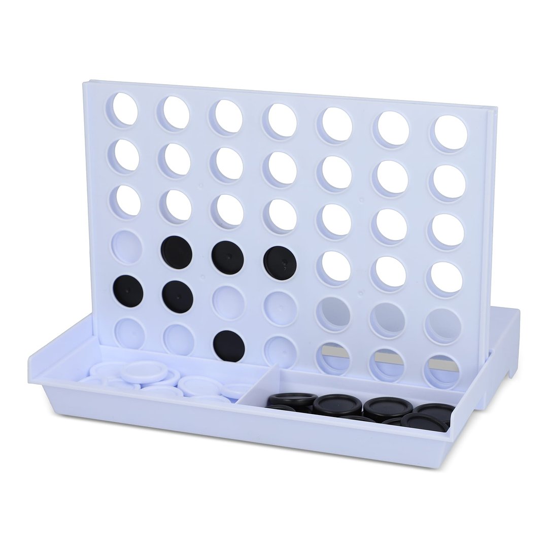 4-Gewinnt Spiel aus recycelten Materialien Trudin