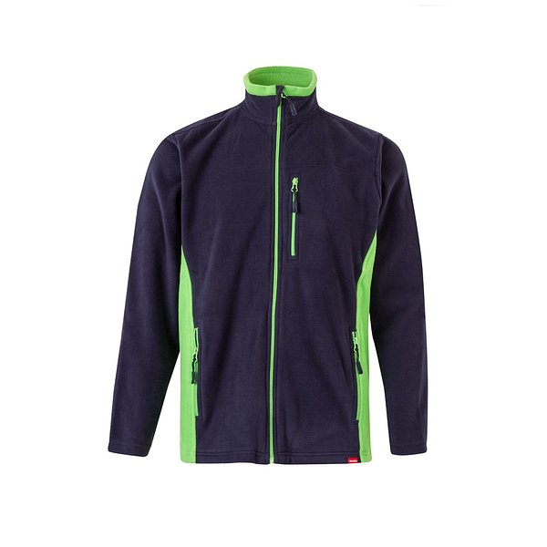 Zweifarbige Fleecejacke (220g/m²) aus Polyester (100%) Buoreni