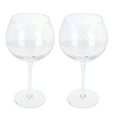 Byon Opacity 2er-Set Weingläser mit stilvollem Glasmuster 470ml Waluri