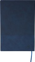 Recyceltes PU-Notizbuch (A5) und Kugelschreiber-Set Ramudolf