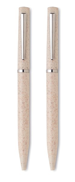 Schreibgeräte-Set Stroh/ABS Trikn