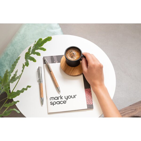 Kugelschreiber aus Kork und Aluminium Lüthlandi