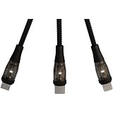 100 W/5 A 5-in-1 Schnellladekabel mit Digitalanzeige - Annen