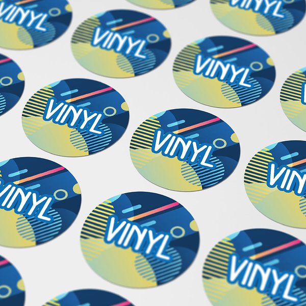 Vinyl Sticker Rund Ø 17 mm Unco