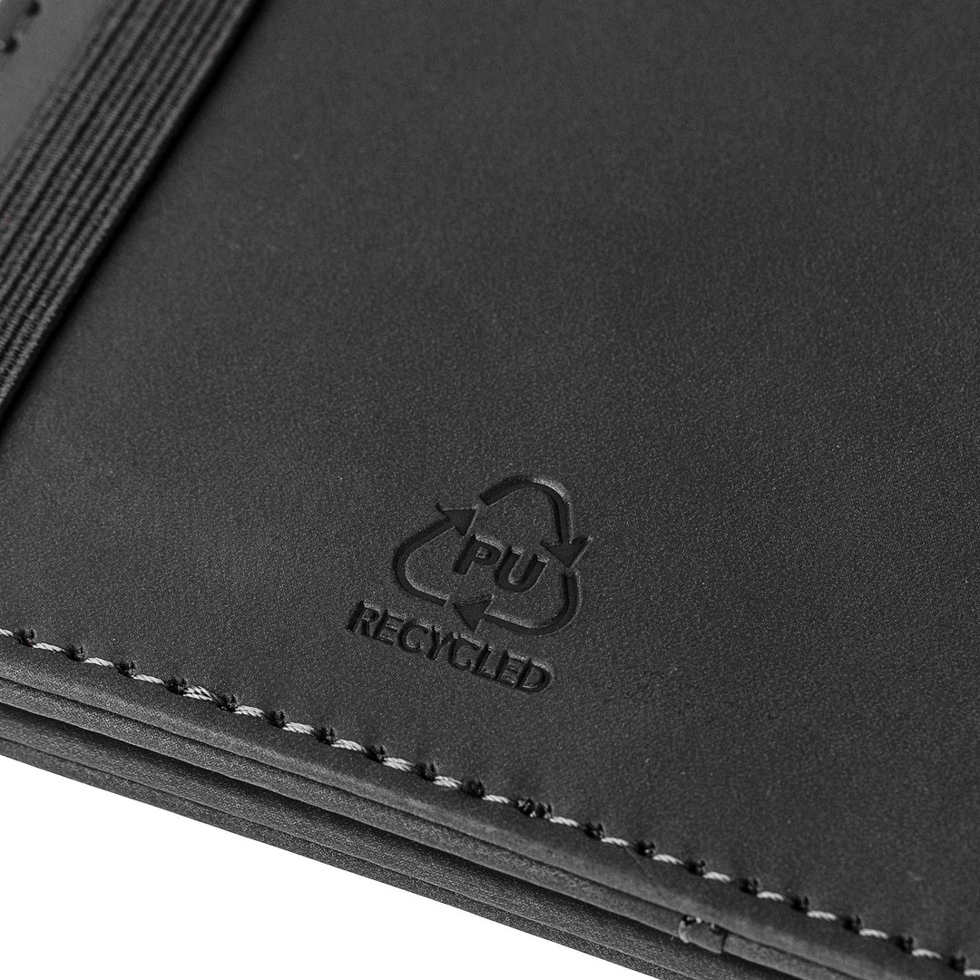 Recycelter PU-Passhalter und Kofferanhänger Fadrie