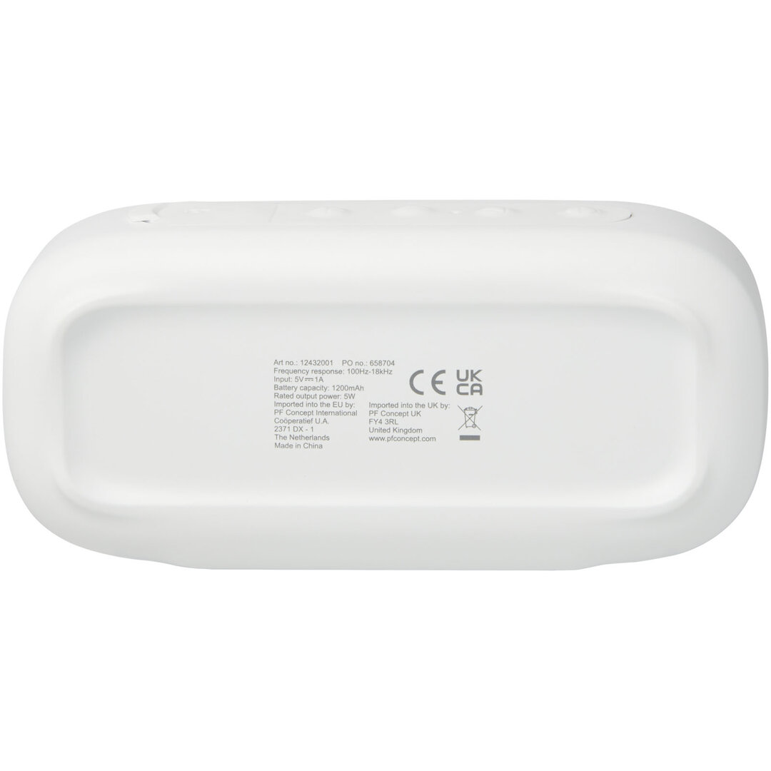 2.0 Bluetooth® Lautsprecher aus recyceltem Kunststoff, 5W, IPX5 - Lüzzast