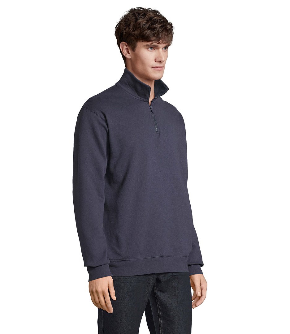 Sweater Zip Kragen Noldina