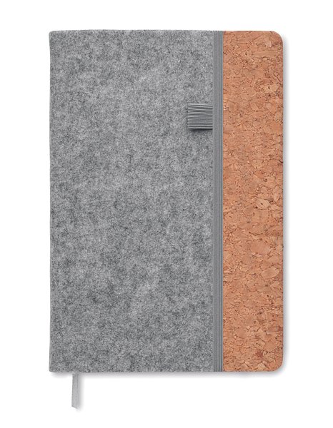 DIN A5 Notizbuch RPET-Filz Ciana