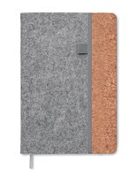 DIN A5 Notizbuch RPET-Filz Ciana