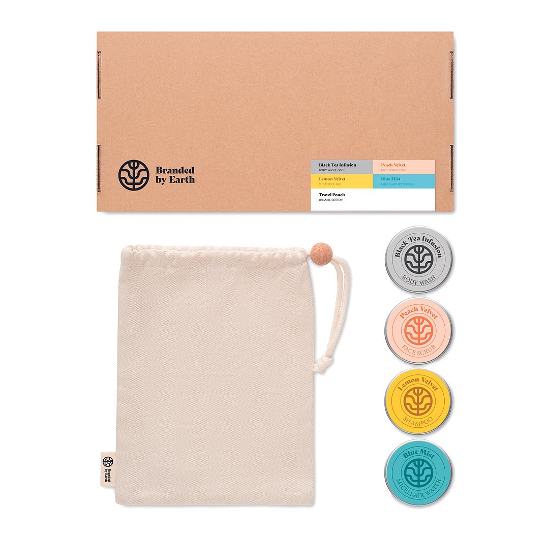 Veganes Reise-Körperpflege-Set Badan