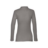 Damen Langarm-Poloshirt Minata