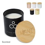 Bhakti-Duftkerze auf pflanzlicher Basis in recyceltem Aluminiumgefäß Elinele