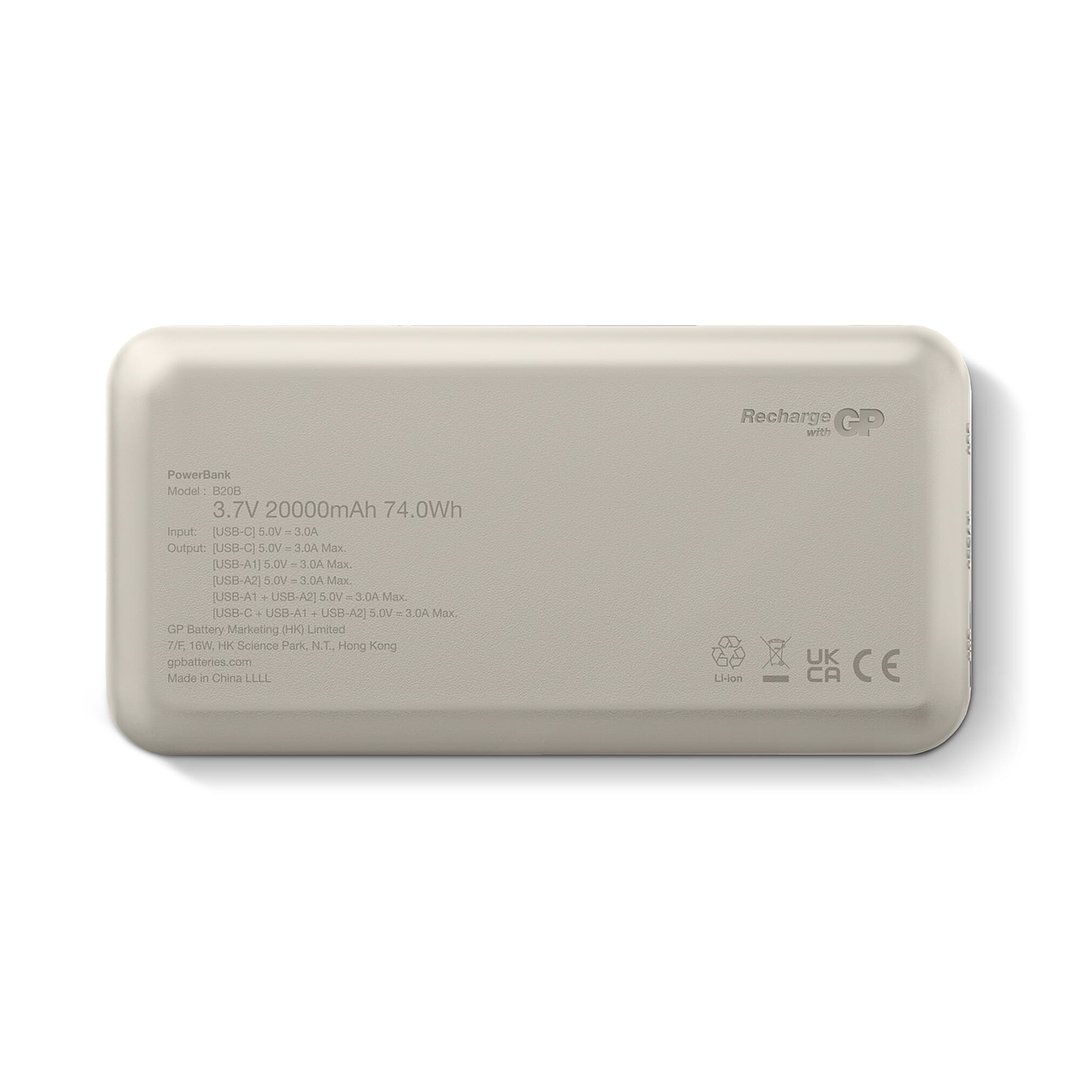 B+ Serie Powerbank 20000 mAh Noleych