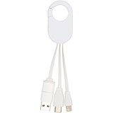 4-in-1 Ladekabel aus recyceltem Kunststoff - Rudivel