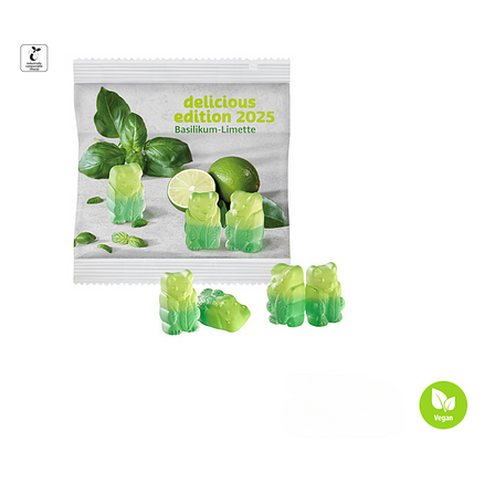 VEGANE Basilikum-Limette Fruchtgummi