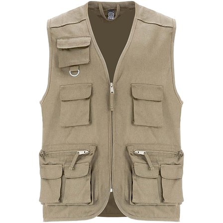 Arbeitsweste mit V-Ausschnitt und mehreren Taschen, 200 g/m2 - Elverven