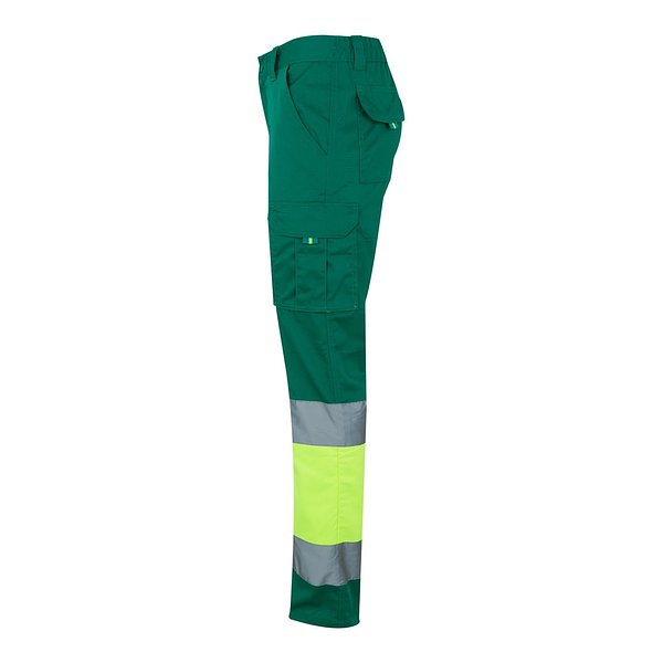 Zweifarbige Stretch-Hose mit mehreren Taschen (240 g/m²), aus Baumwolle (46 %), EME (38 %) und Polyester (16 %) Trineli