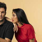 Frauen Farbe Polo-Shirt "keya"