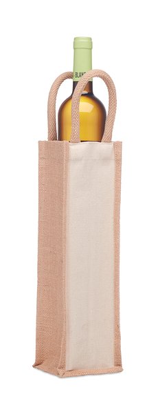 Flaschen-Geschenktasche Jute Rudin