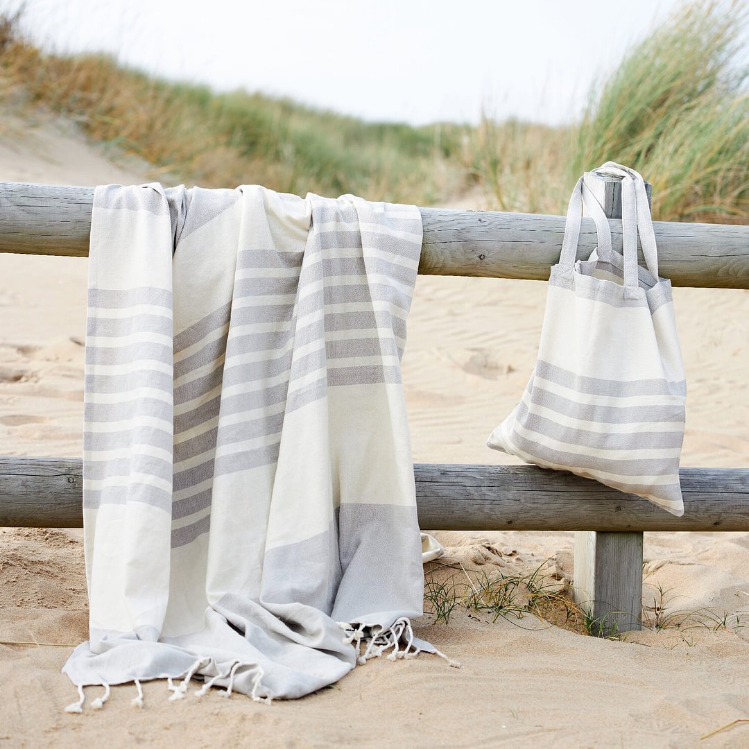 Ella Hamam Baumwolltasche 41x38 cm Lurik