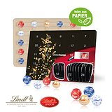 Tisch-Adventskalender Lindt "Gourmet Edition", Inlay aus Papier