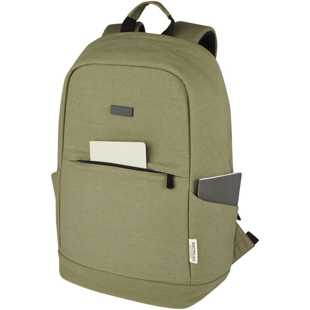 15,6 Zoll Anti-Diebstahl Laptop-Rucksack 18 L aus GRS-recyceltem Canvas - Lüzzi