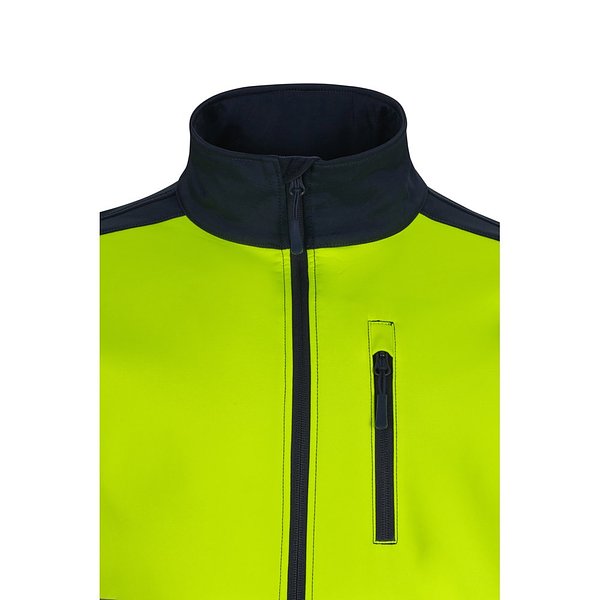 Zweifarbige Softshell-Jacke (280 g/m²), mit Fleece-Futter und TPU-Membran, aus Polyester (96 %) und Elasthan (4 %) Lorlinat
