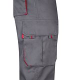 Zweifarbige Twill-Hose mit mehreren Taschen (200 g/m²), aus Baumwolle (35 %) und Polyester (65 %) Leenico