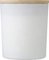 Kerze Rendi | Glas mit Bambusdeckel | Sojawachs | 280 g